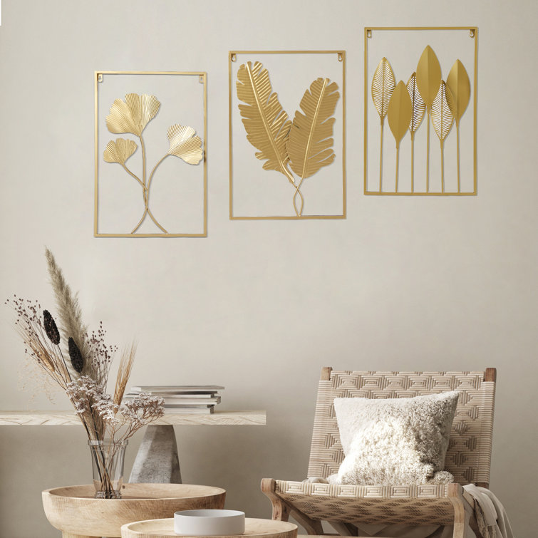 House of Hampton® Elef Iron Plants, Flowers, & Trees Wall Decor